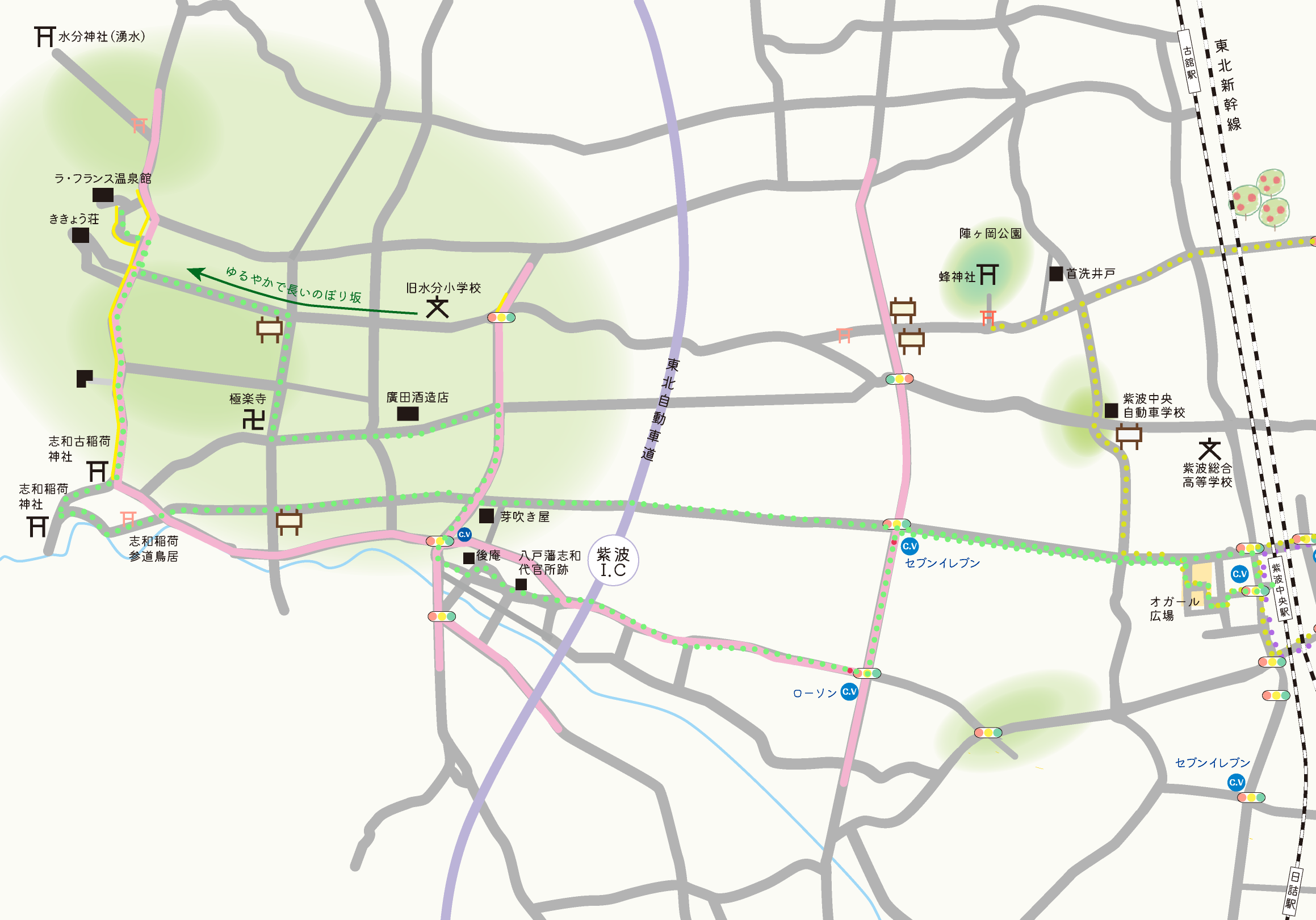 史跡コース全体地図